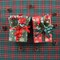 20 Pcs Artificial Christmas Tree Stems (Green,Red) 3.9"D x 3.9"W x 9.9"H